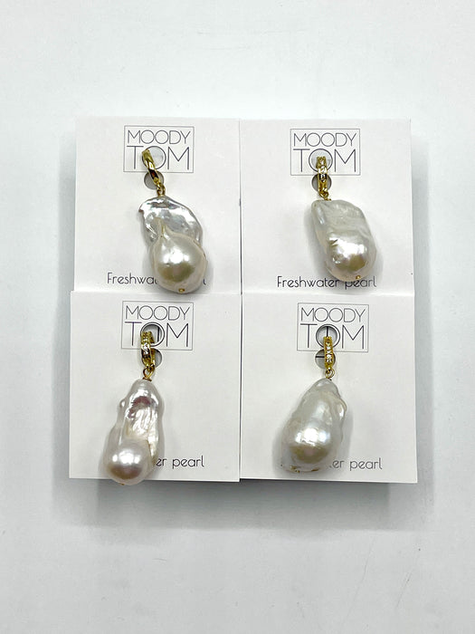 Giant freshwater pearl pendant - detachable